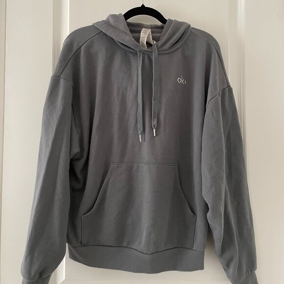 Alo Grey Hoodie - Size Small - Picture 1 of 5